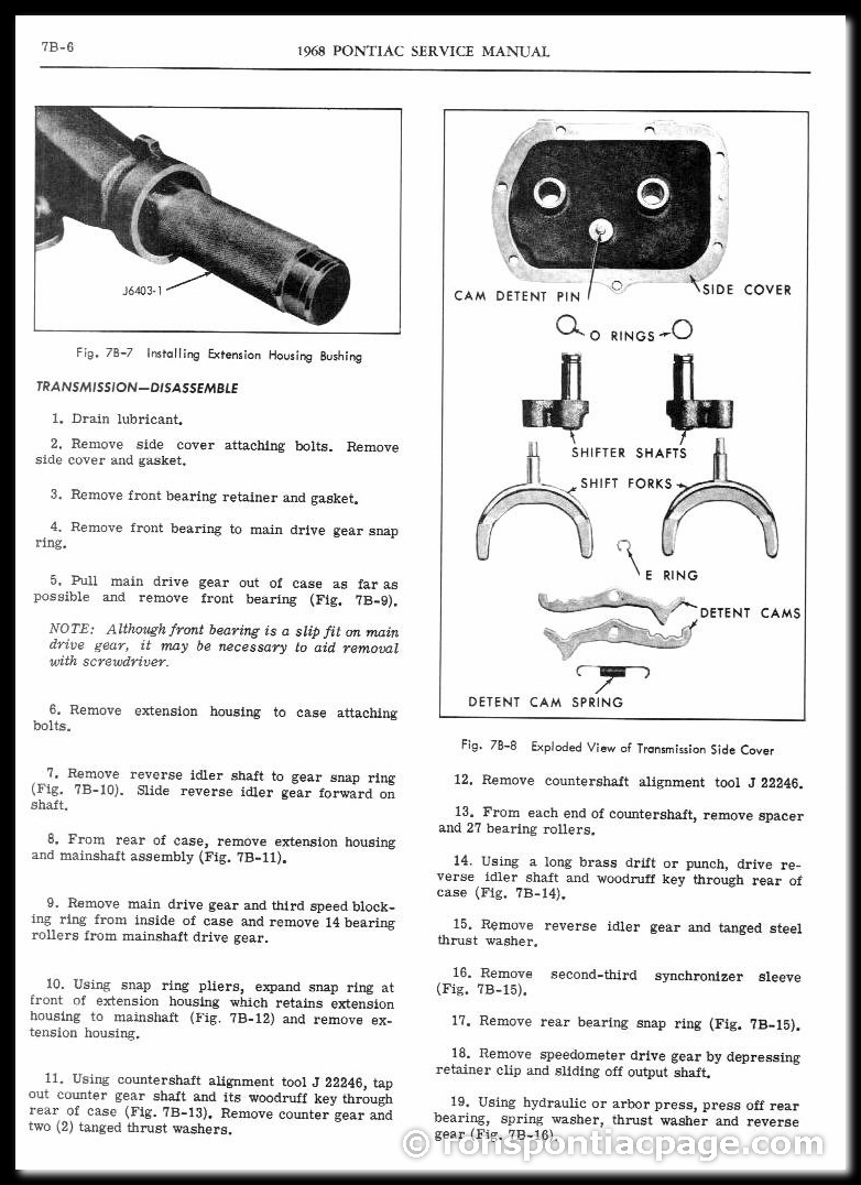 Section 7B 3Speed Saginaw Manual Transmission (6 of 14)